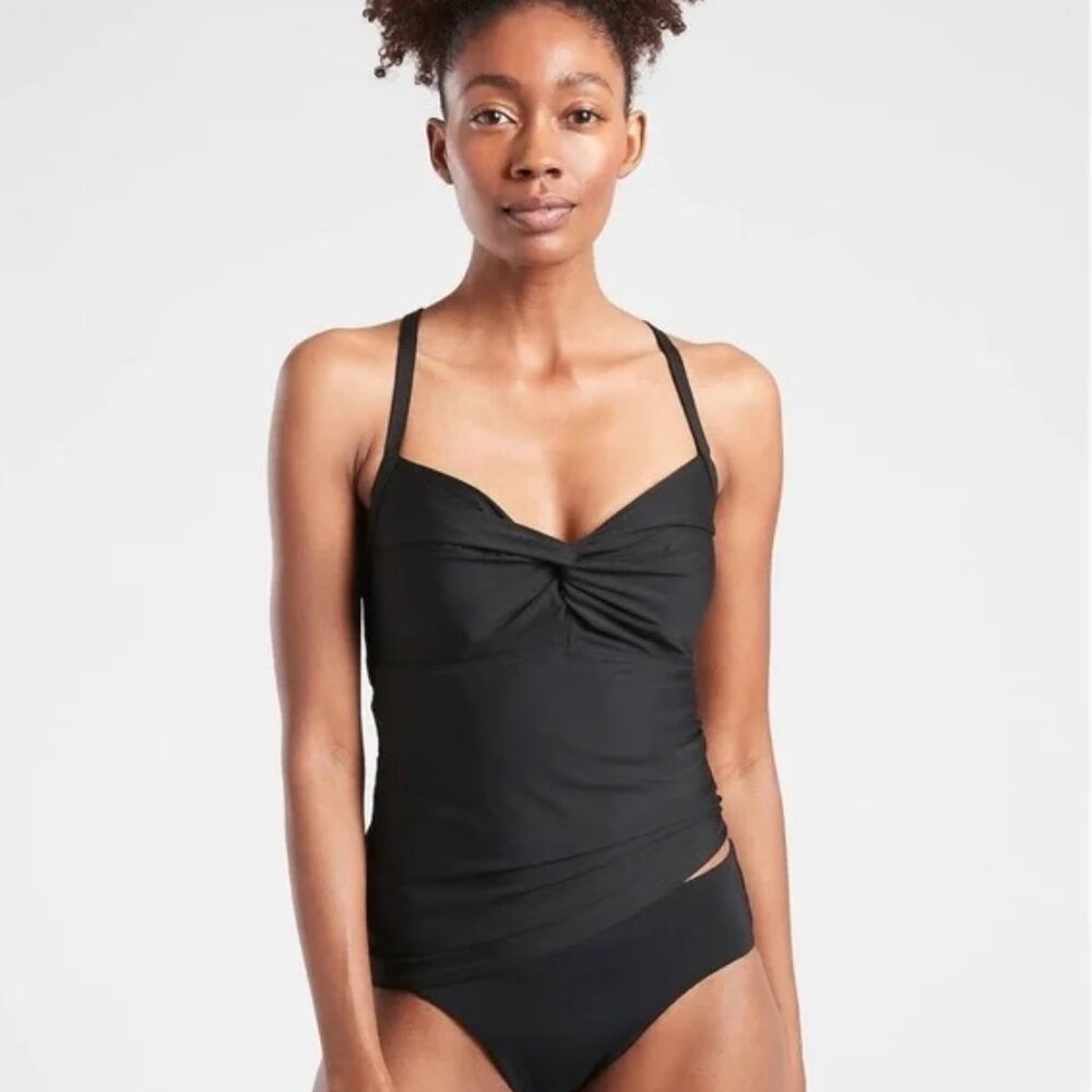 NEW athleta twist up tankini top 🤍 32d dd